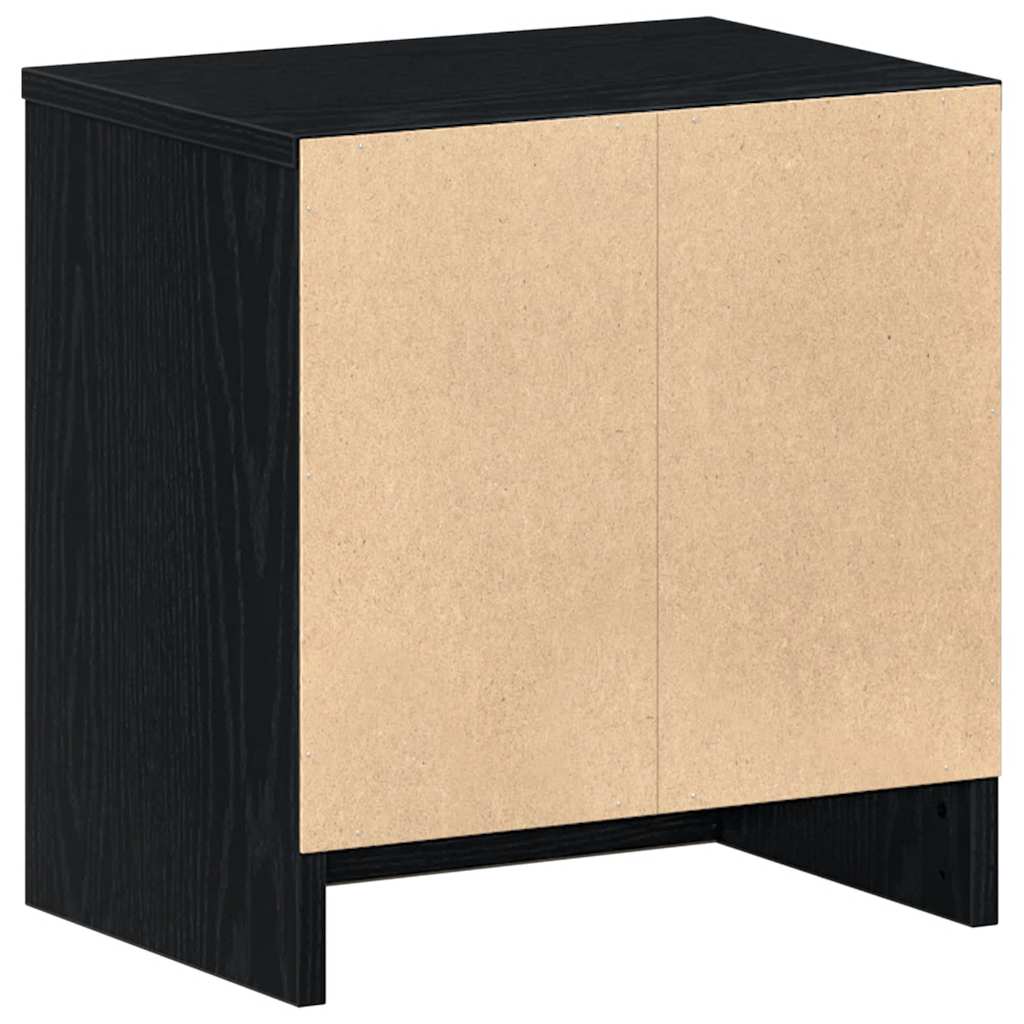 Noćni ormarići 2 kom s ladicama crni 39x28x41 cm
