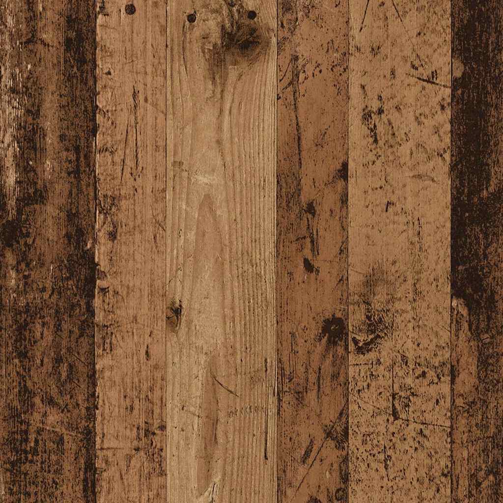 Noćni ormarić s ladicom, staro drvo, 39x28x41 cm