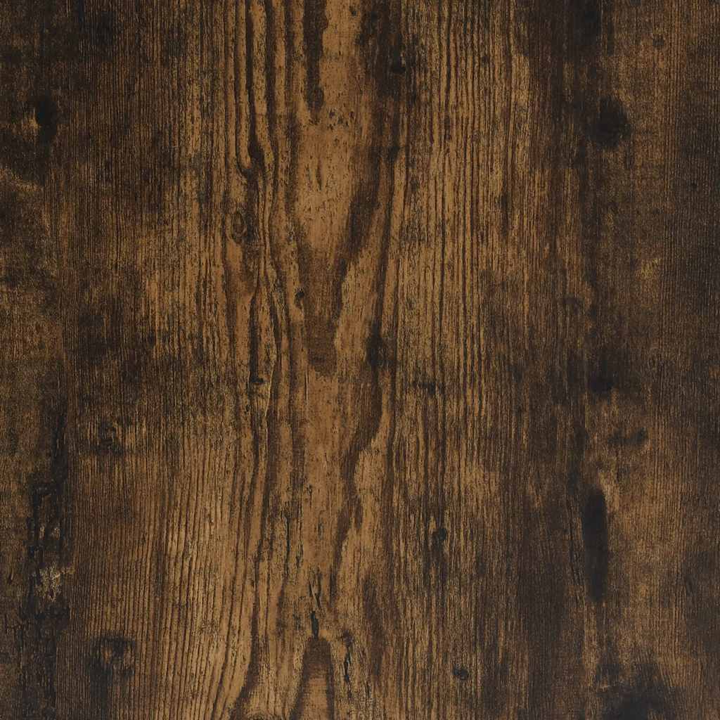 Noćni ormarić s 2 ladice dimljeni hrast 40x36x50 cm