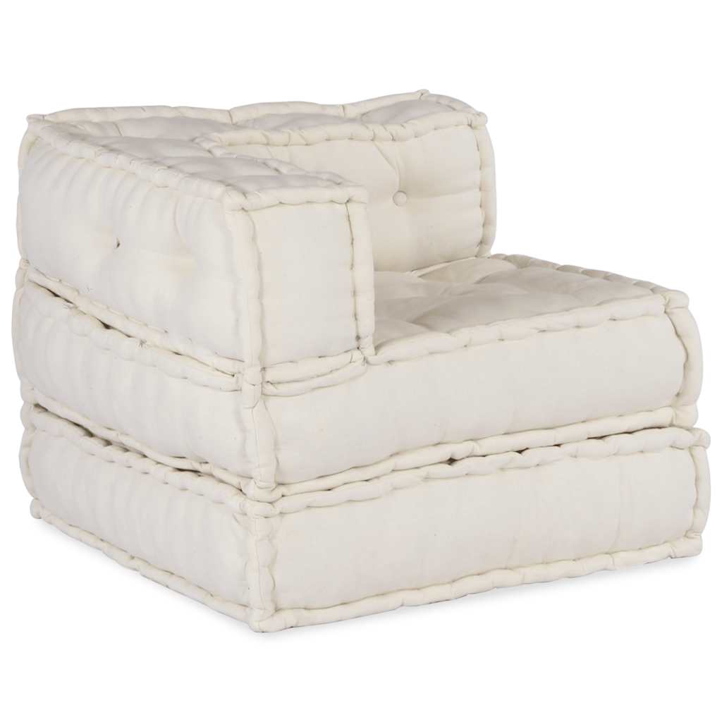 Modularna sofa krem boje 70x70x54, tkanina
