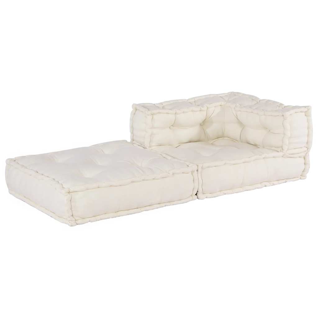 Modularna sofa krem boje 70x70x54, tkanina