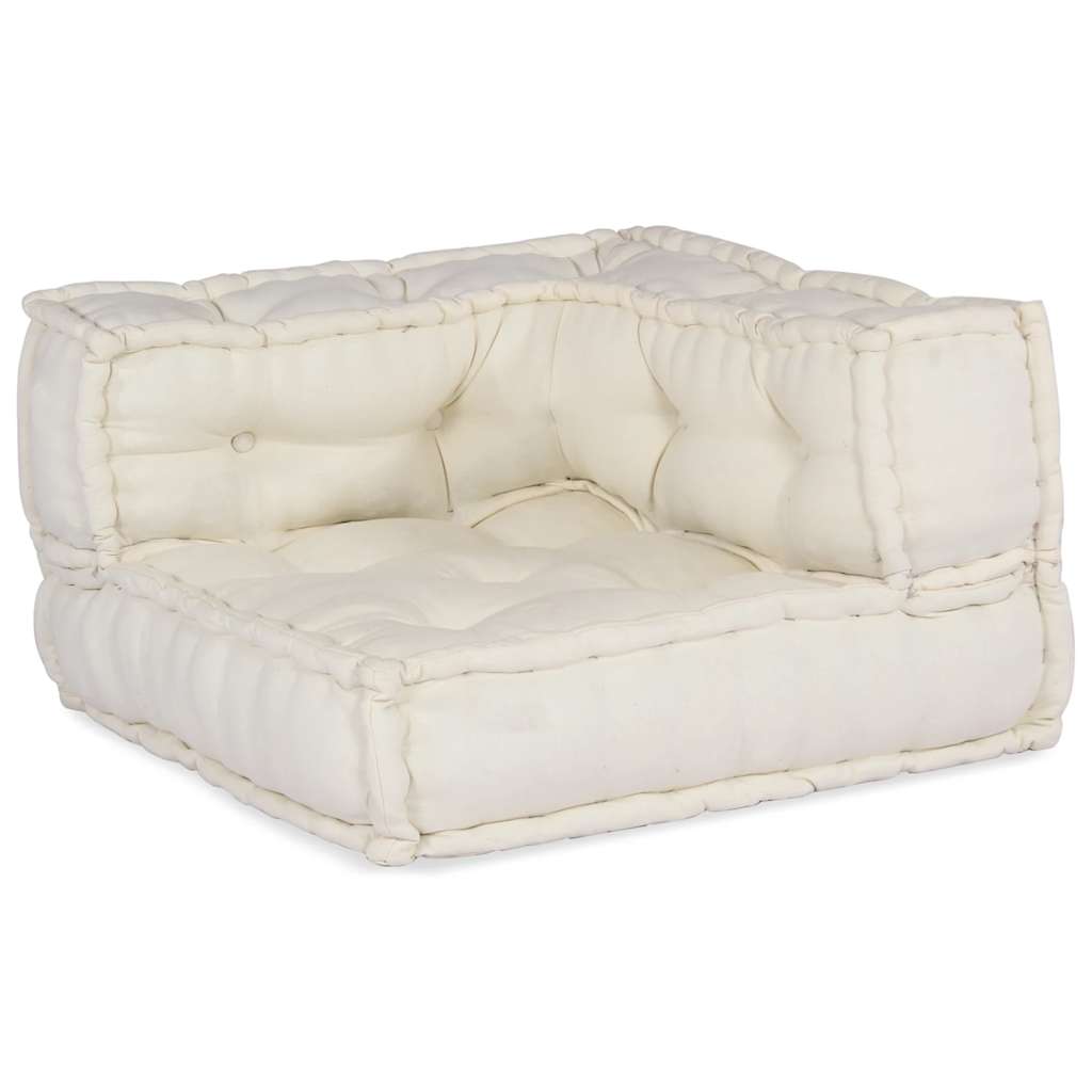 Modularna sofa krem boje 70x70x54, tkanina