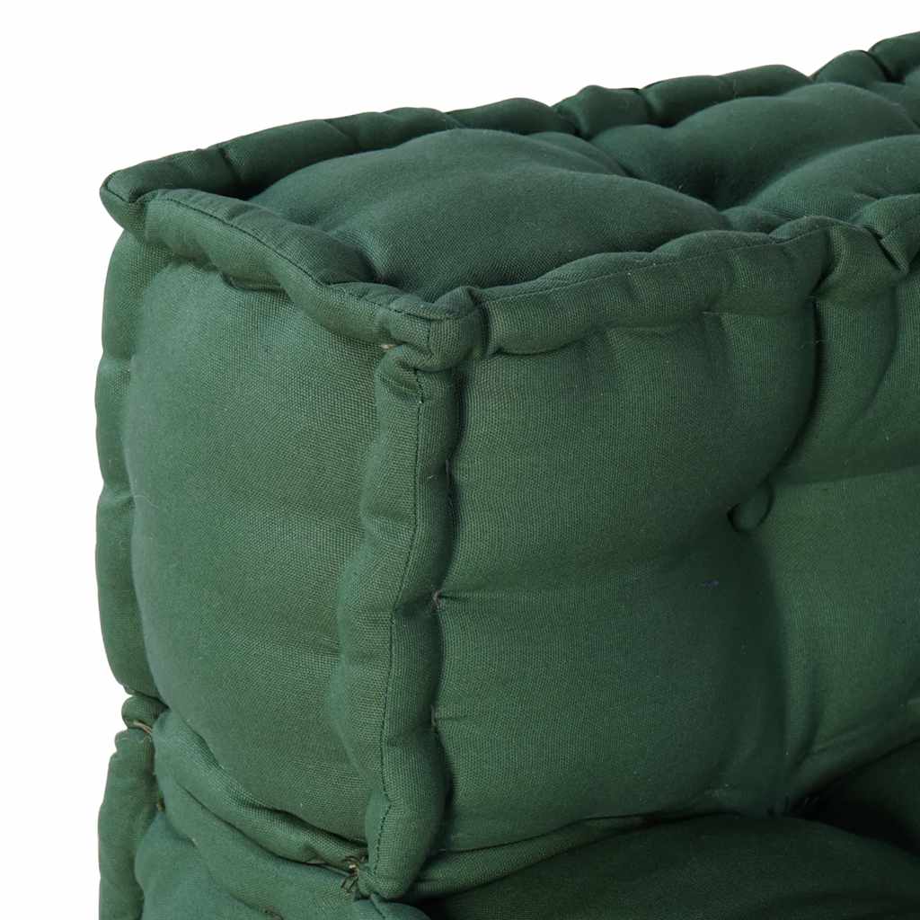 Modularna sofa zelena 70x70x54 tkanina