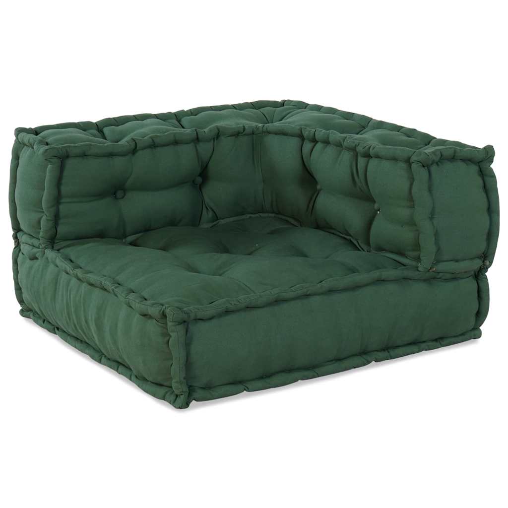 Modularna sofa s 2 sjedišta, zelena, 140x70x36, tkanina