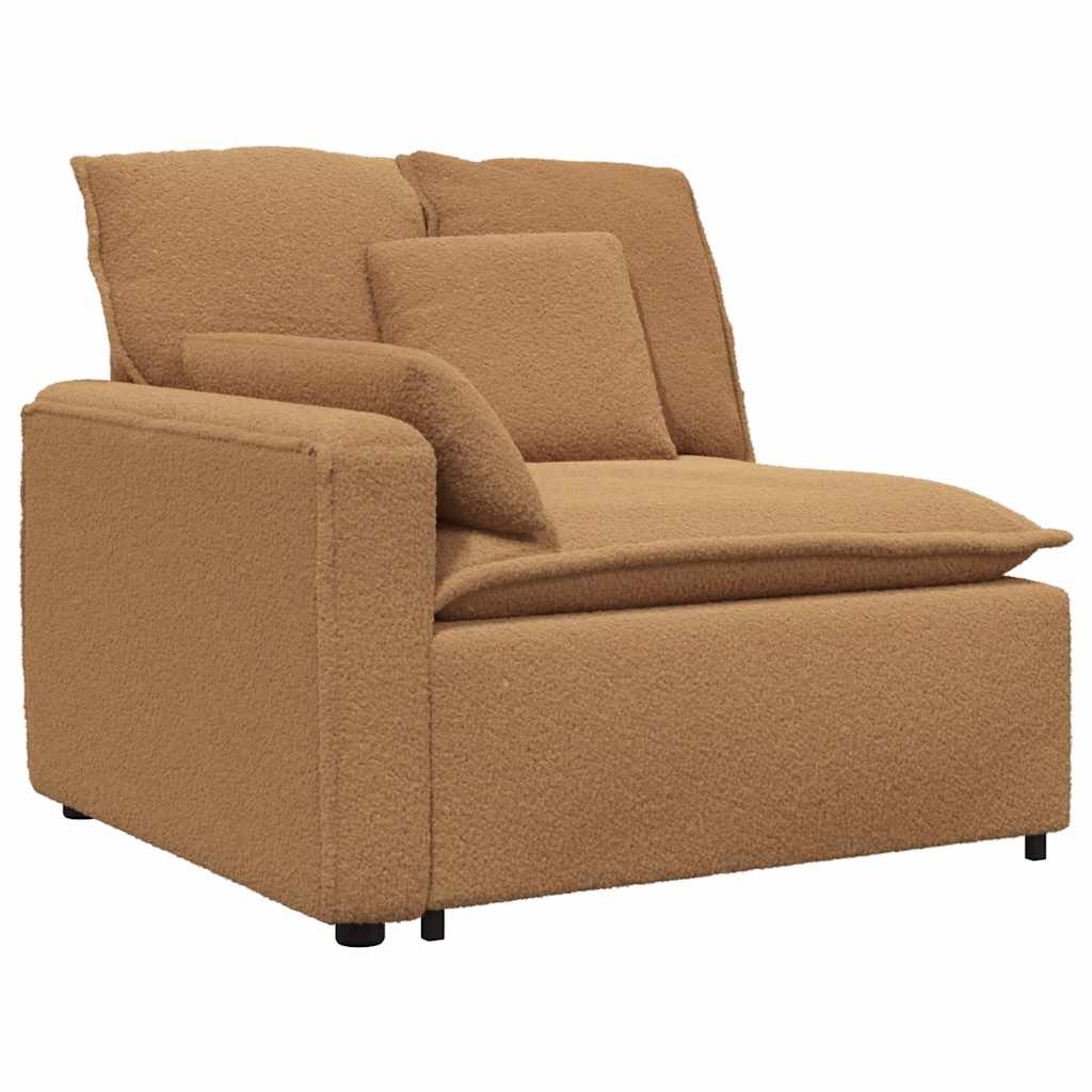 Modularna sofa s jastucima bež boje
