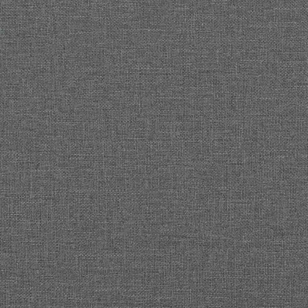 Modularna sofa s jastucima, tkanina, tamno siva