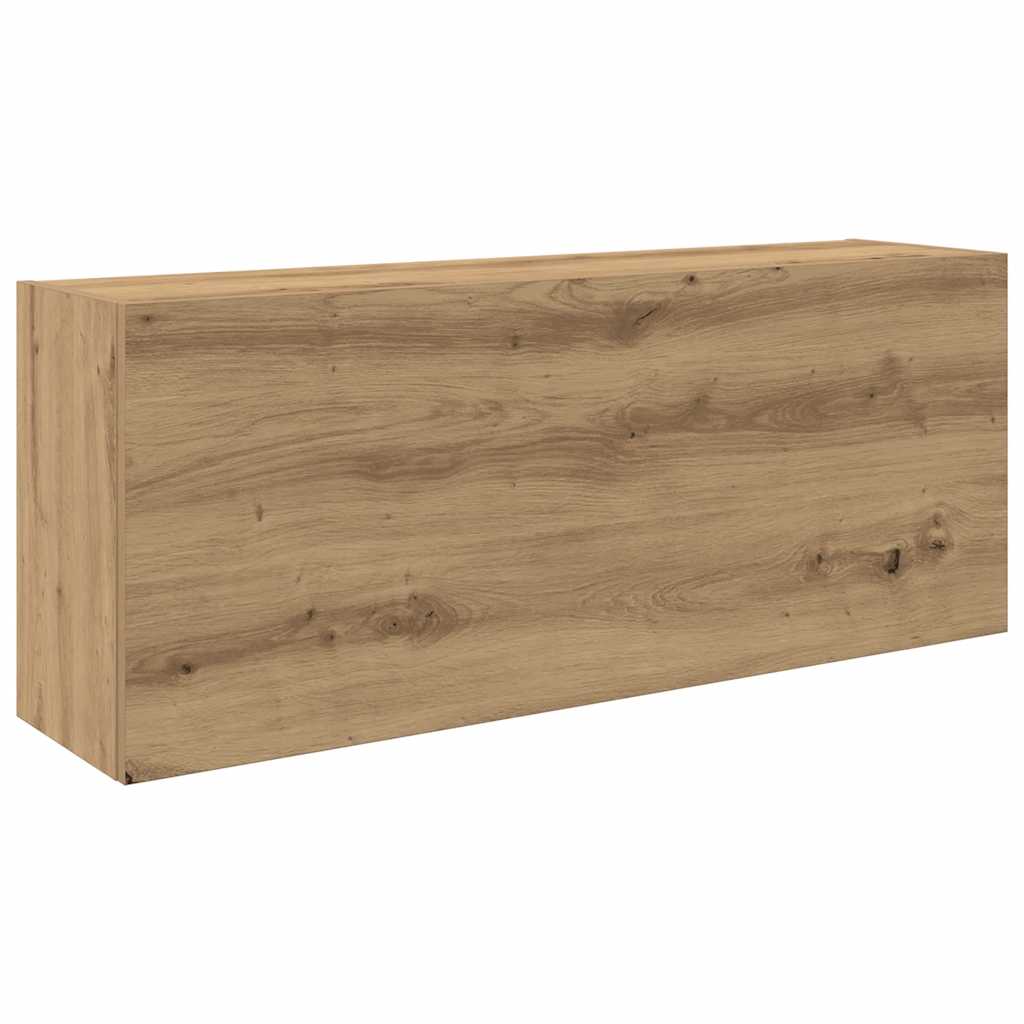 Kupaonski zidni ormarić Artisan hrast 100x25x40cm izrađeno drvo