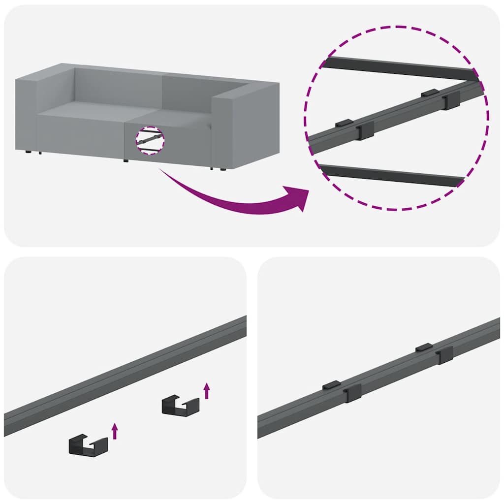 Modularni Sofa Centralni Modul s Jastucima Tamnozeleni 100 cm