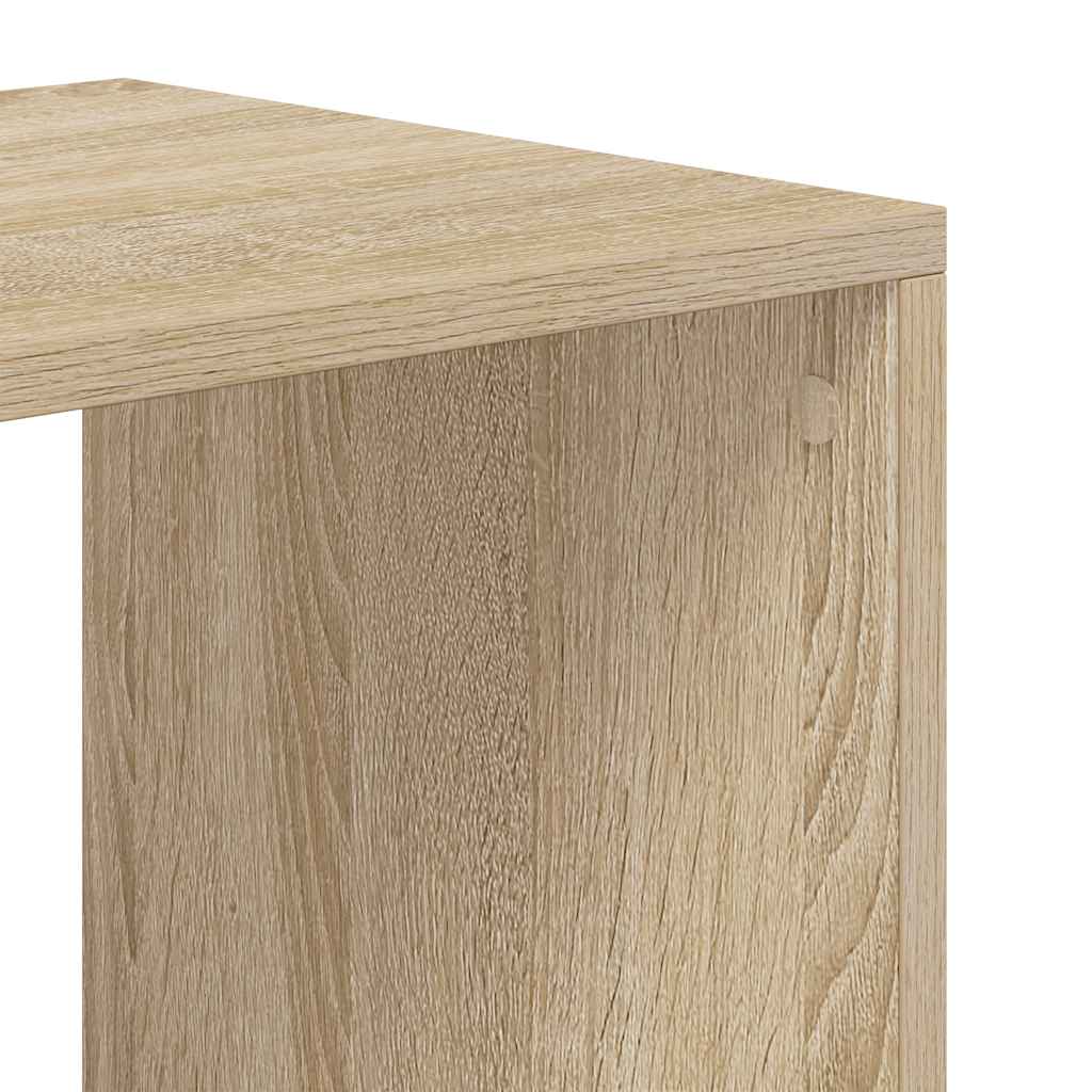 Ormarić za knjige boja hrasta 66x31x112 cm konstruirano drvo