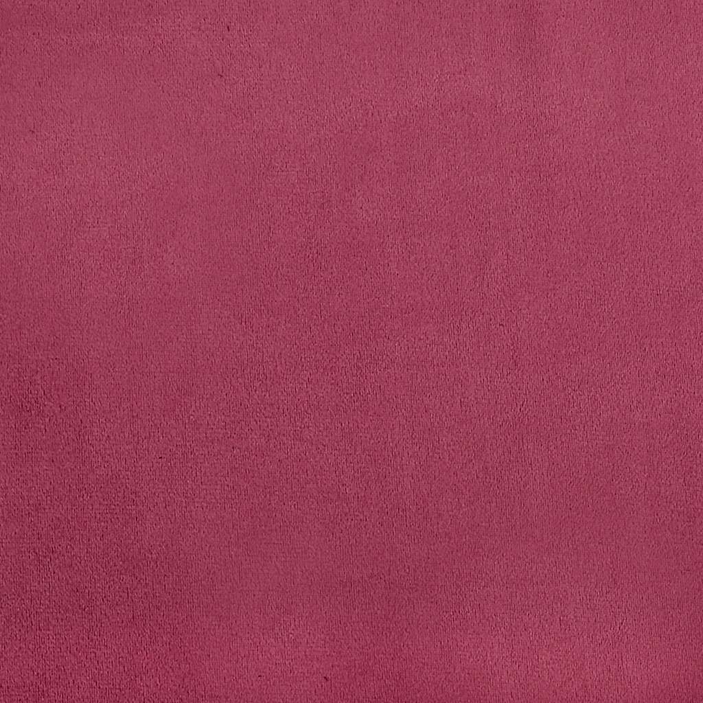 3-dijelni set sofa s jastucima, vinsko crveni baršun