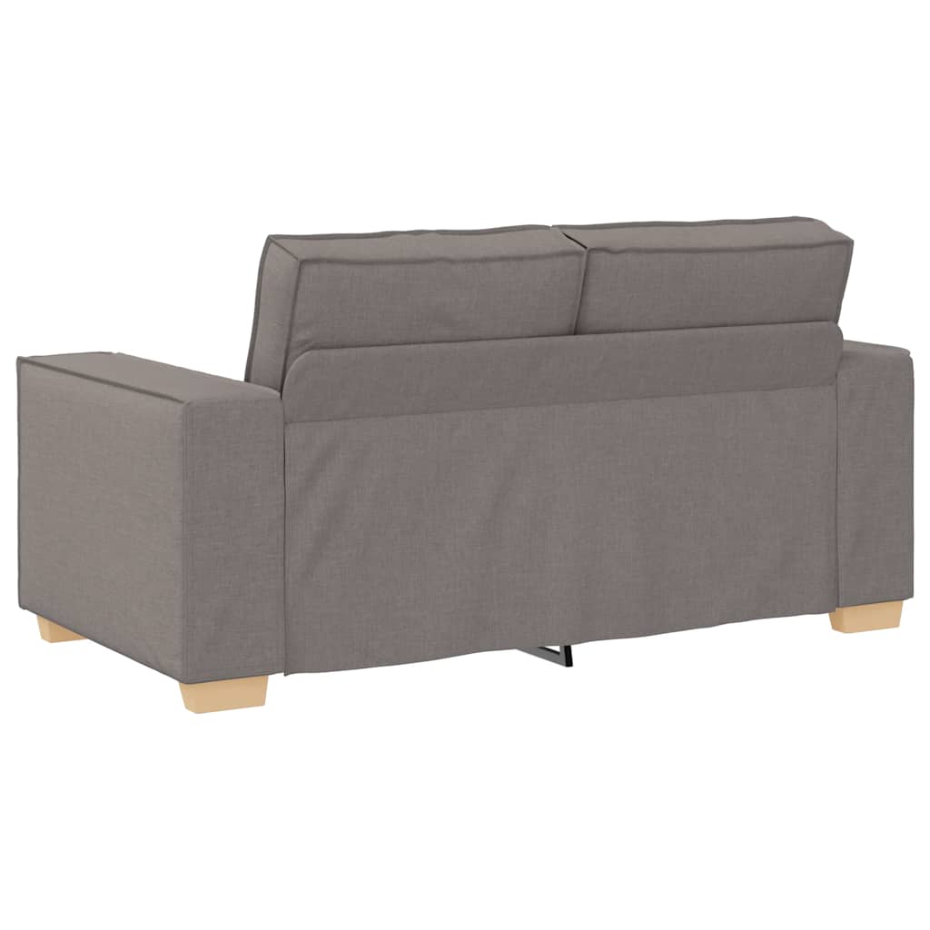 Dvodijelni set sofa s jastucima, taupe tkanina