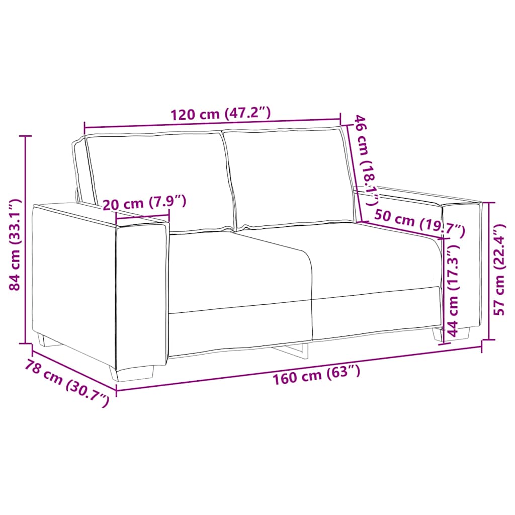 Dvodijelni set sofa s jastucima, žuti baršun