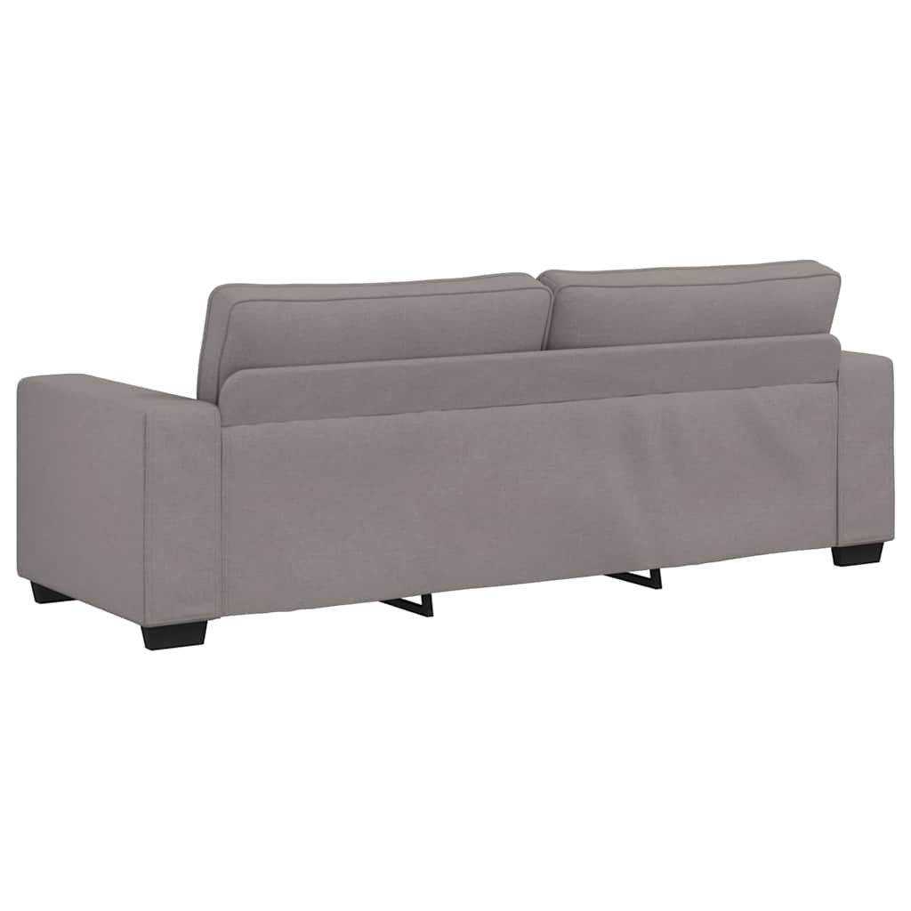 Dvodijelni set sofa s jastucima, taupe tkanina