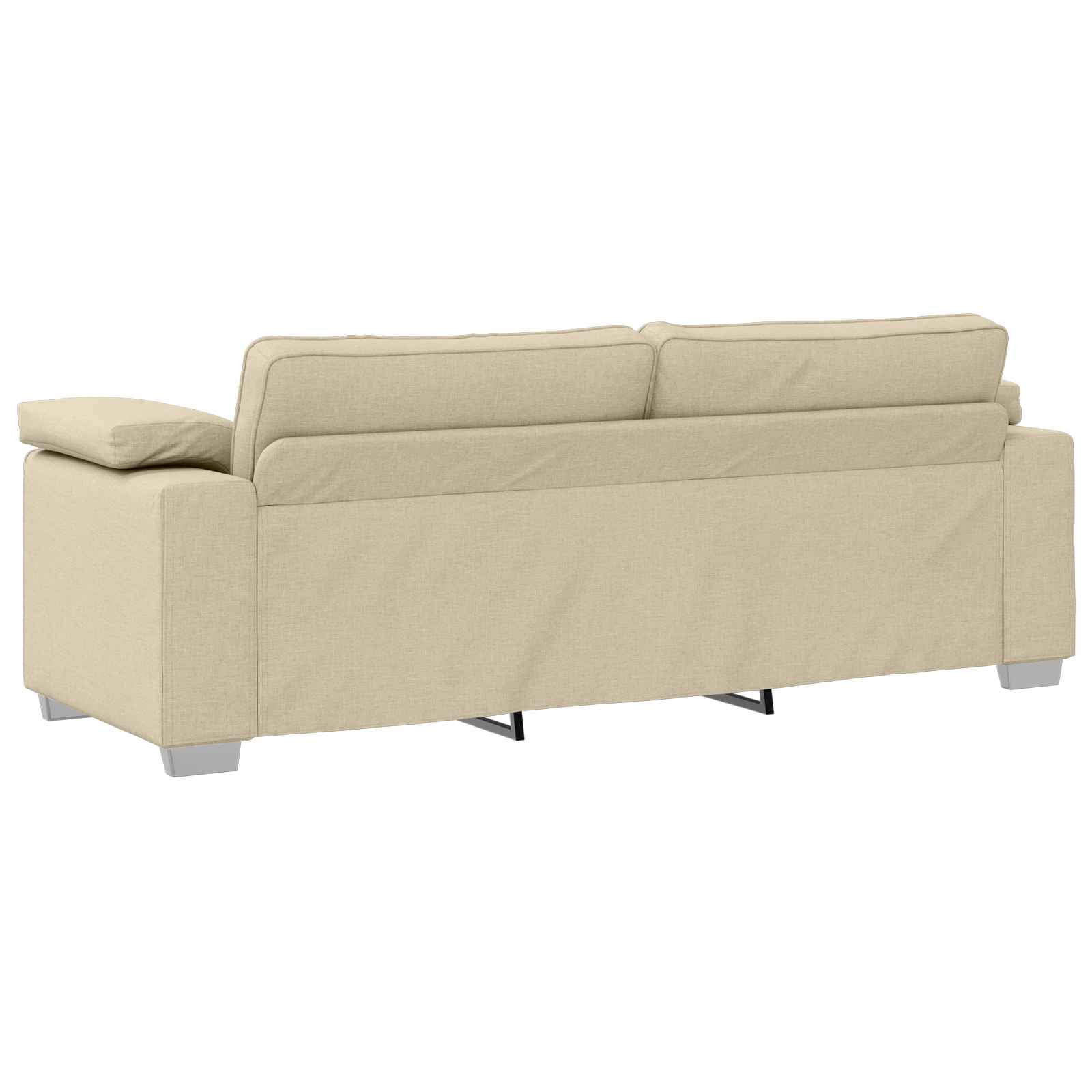 Sofa 2 pcs Krema 219 x 80 x 82 cm tkanina