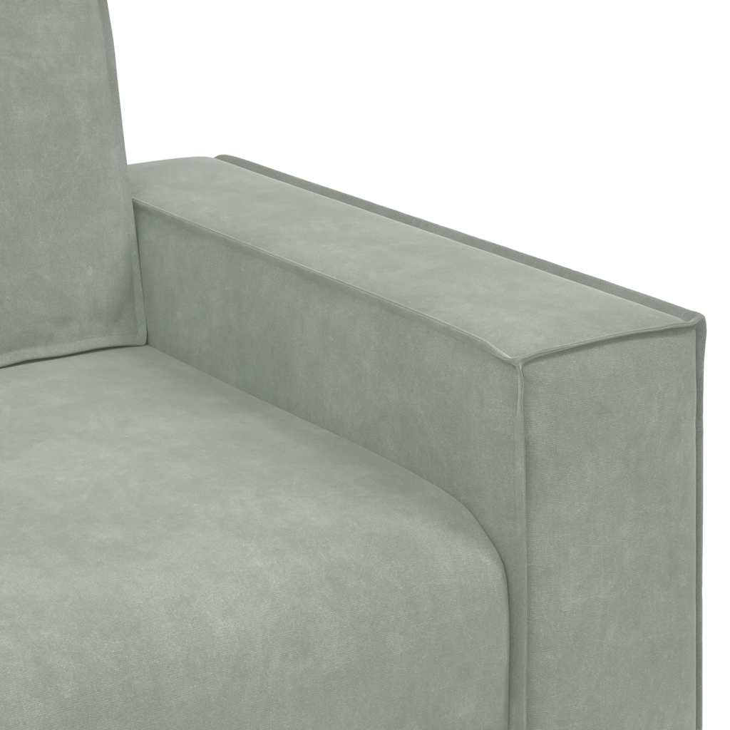 Sofa fotelja svijetlosiva 100x78x84 cm baršun