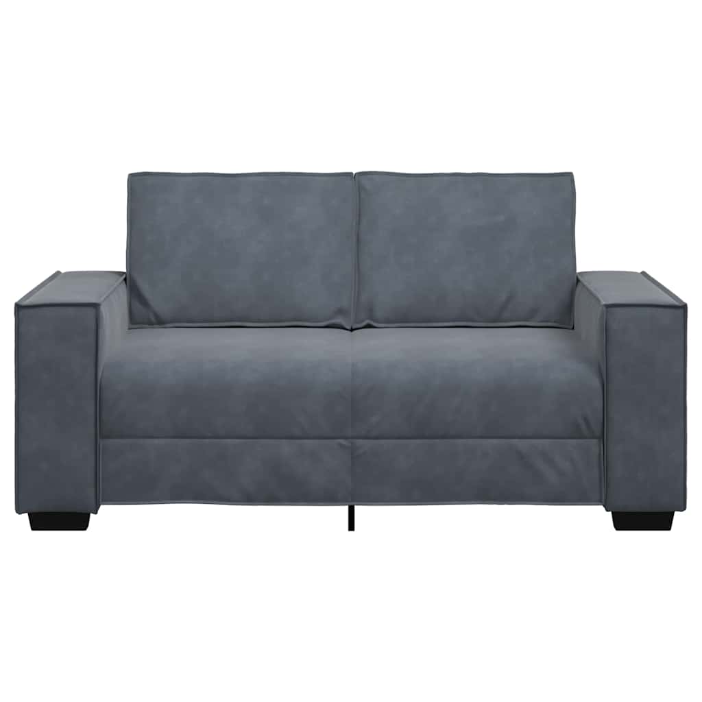 Dvosjed Sofa Tamno siva 160x78x84 cm Baršun