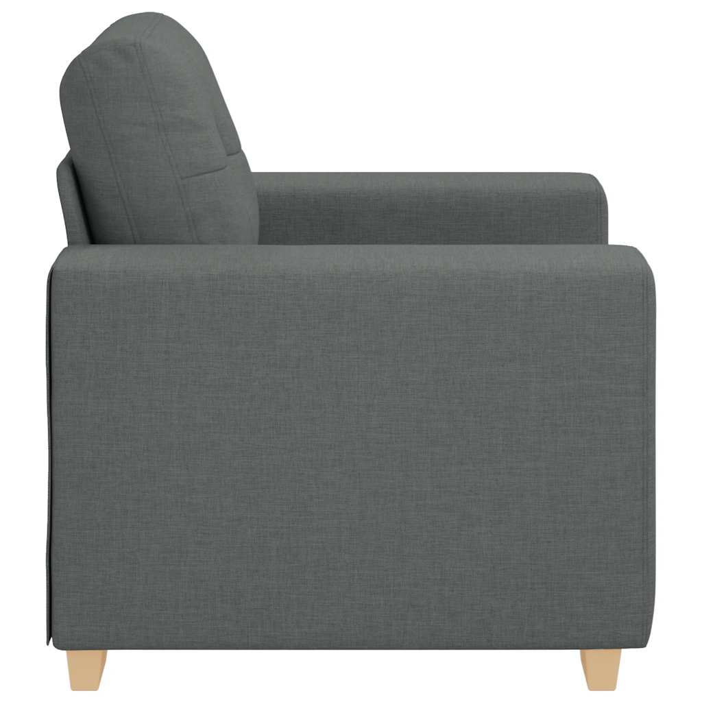 Sofa fotelja tamno siva 100x78x80 cm tkanina