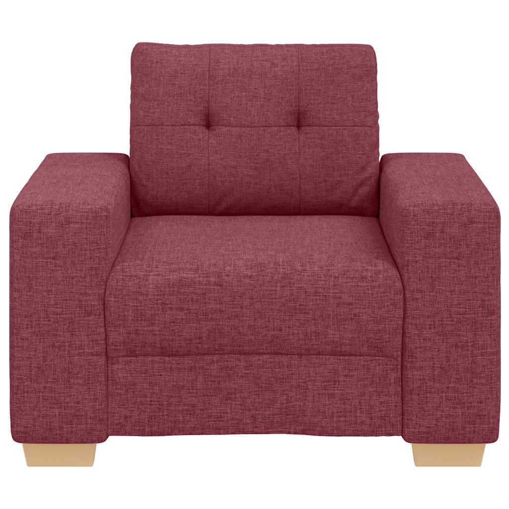 Sofa fotelja vino crvena 100x78x80 cm tkanina