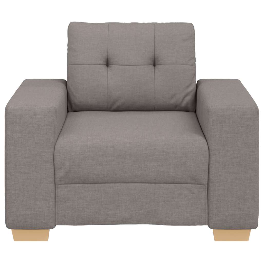 Sofa fotelja taupe 100x78x80 cm tkanina