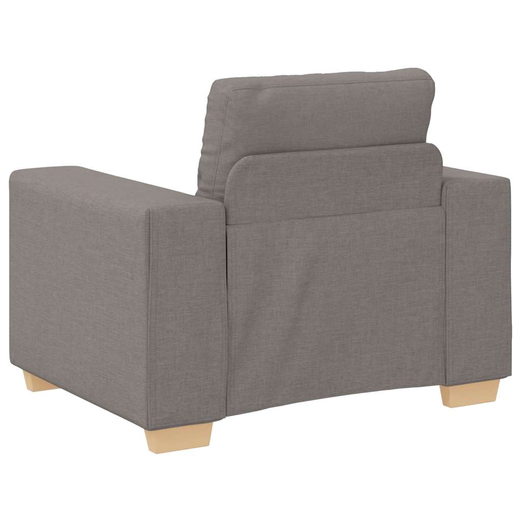 Sofa fotelja taupe 100x78x80 cm tkanina