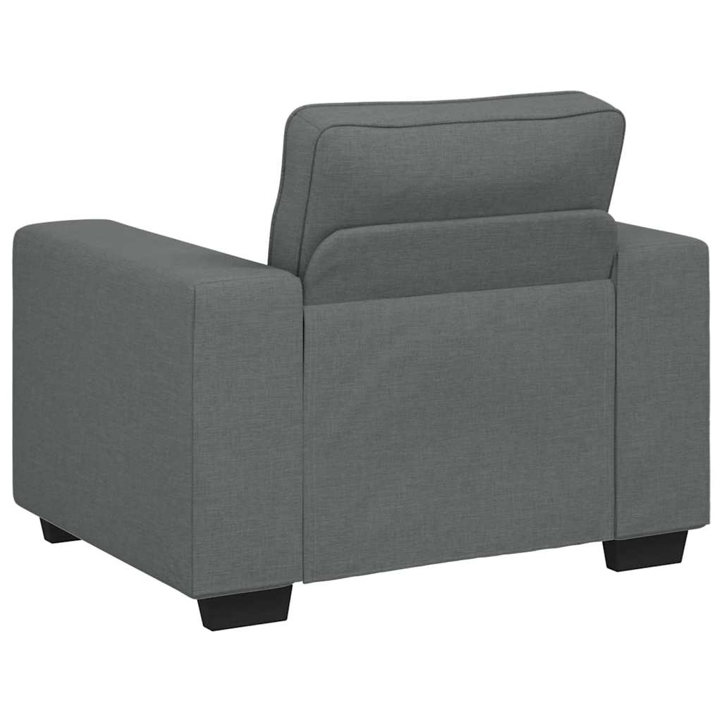 Sofa fotelja tamno siva 100x77x82 cm tkanina