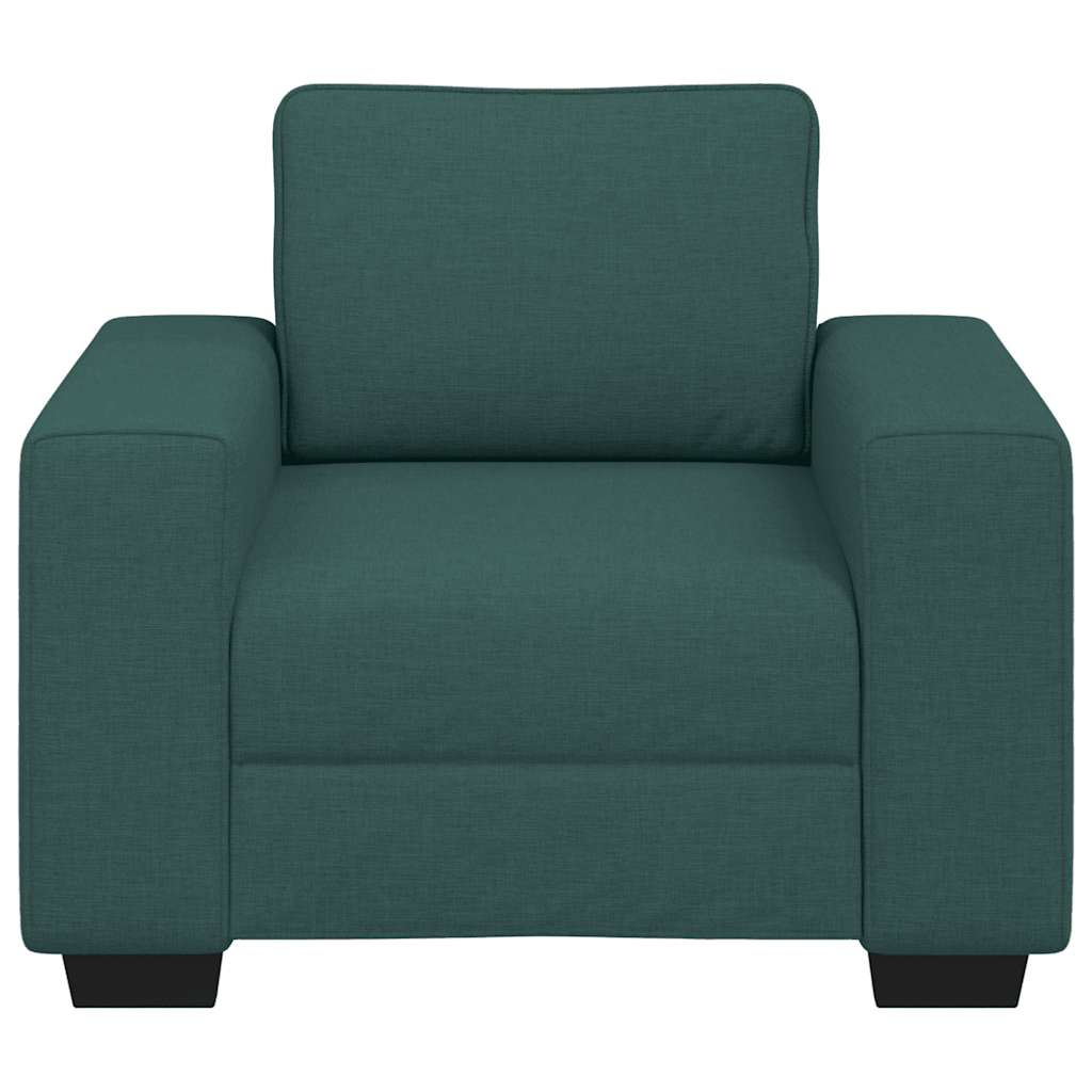 Sofa fotelja tamnozelena 100x77x82 cm tkanina