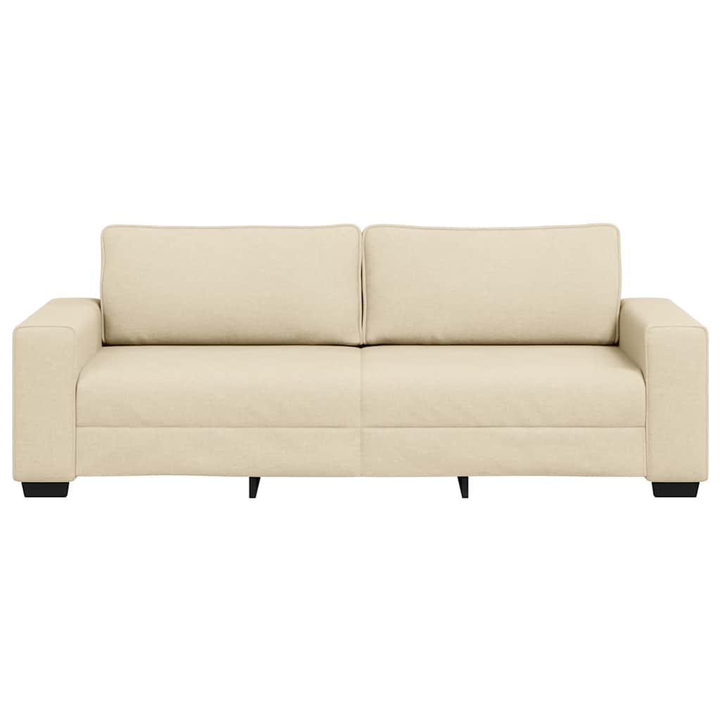 Trosjed Krem 220x77x82 cm Tkanina
