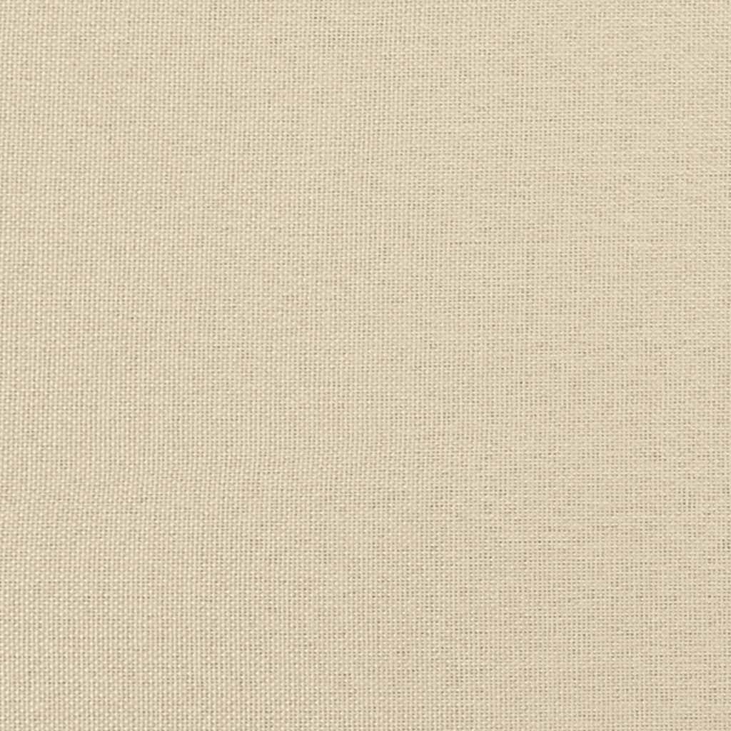 Trosjed Krem 220x77x82 cm Tkanina
