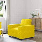 Sofa fotelja žuta 100x77x82 cm baršun