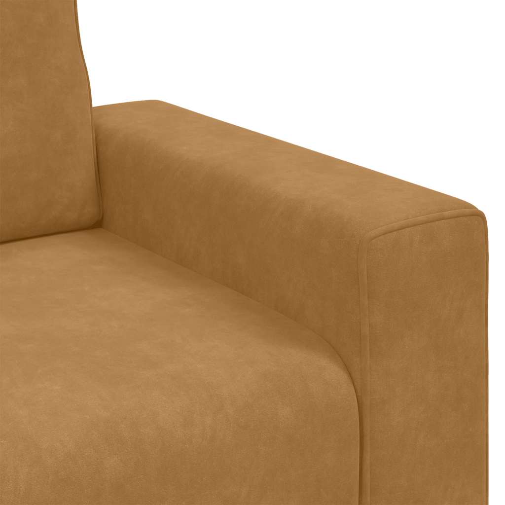 Sofa fotelja smeđa 100x77x82 cm baršun