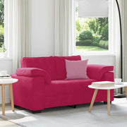 Dvosjed, sofa, vino crvena, 160x77x82 cm, baršun