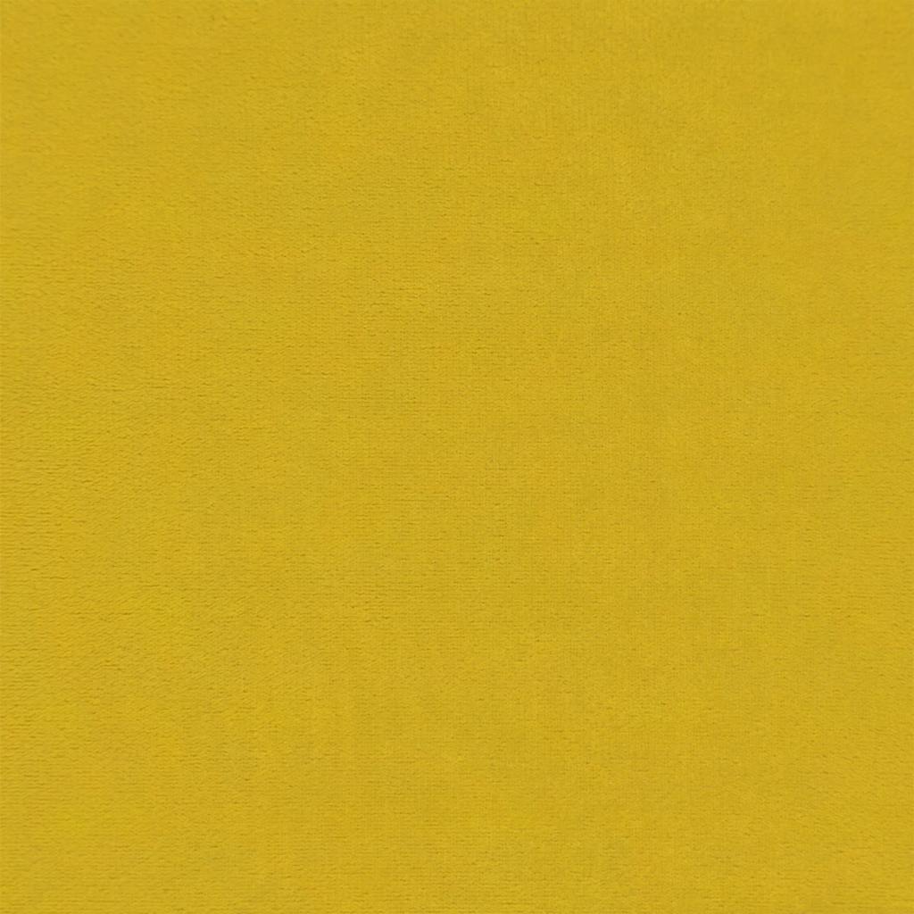 Trosjed Žuti 220x77x82 cm Baršun