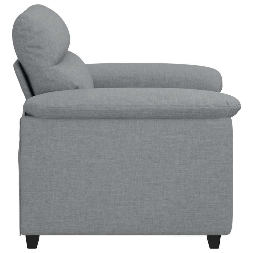 Sofa fotelja svijetlosiva 100x81x84 cm tkanina