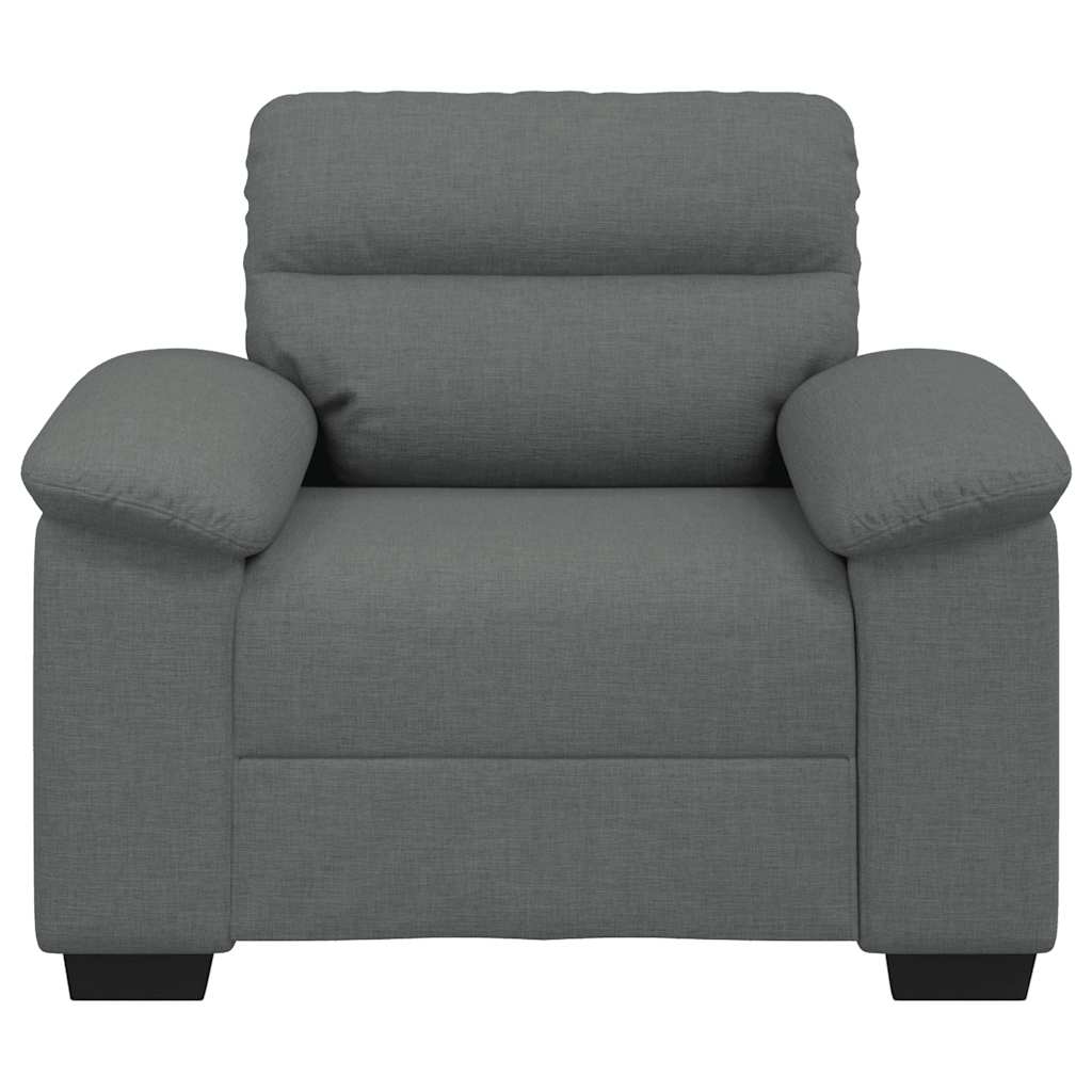 Sofa fotelja tamno siva 100x81x84 cm tkanina
