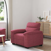Sofa fotelja vino crvena 100x81x84 cm tkanina