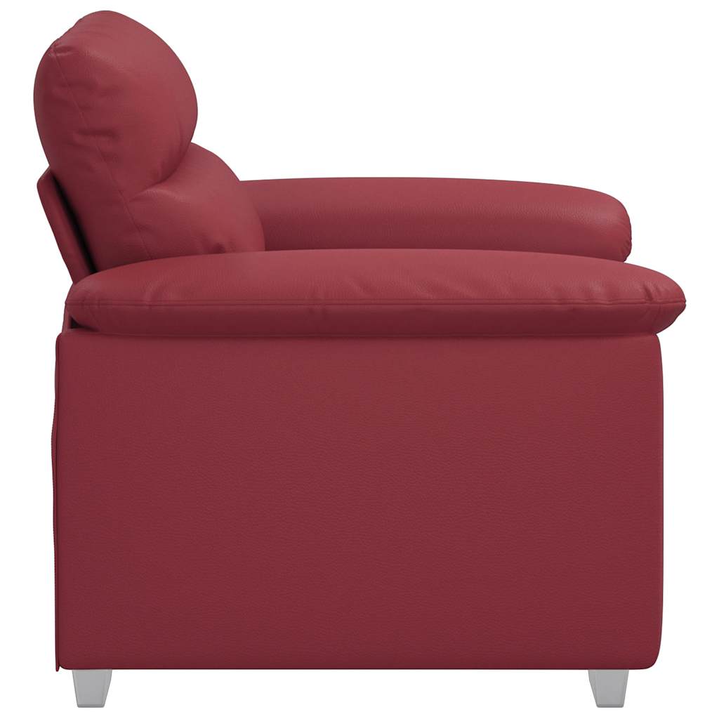 Sofa fotelja vino crvena 100x81x84 cm umjetna koža