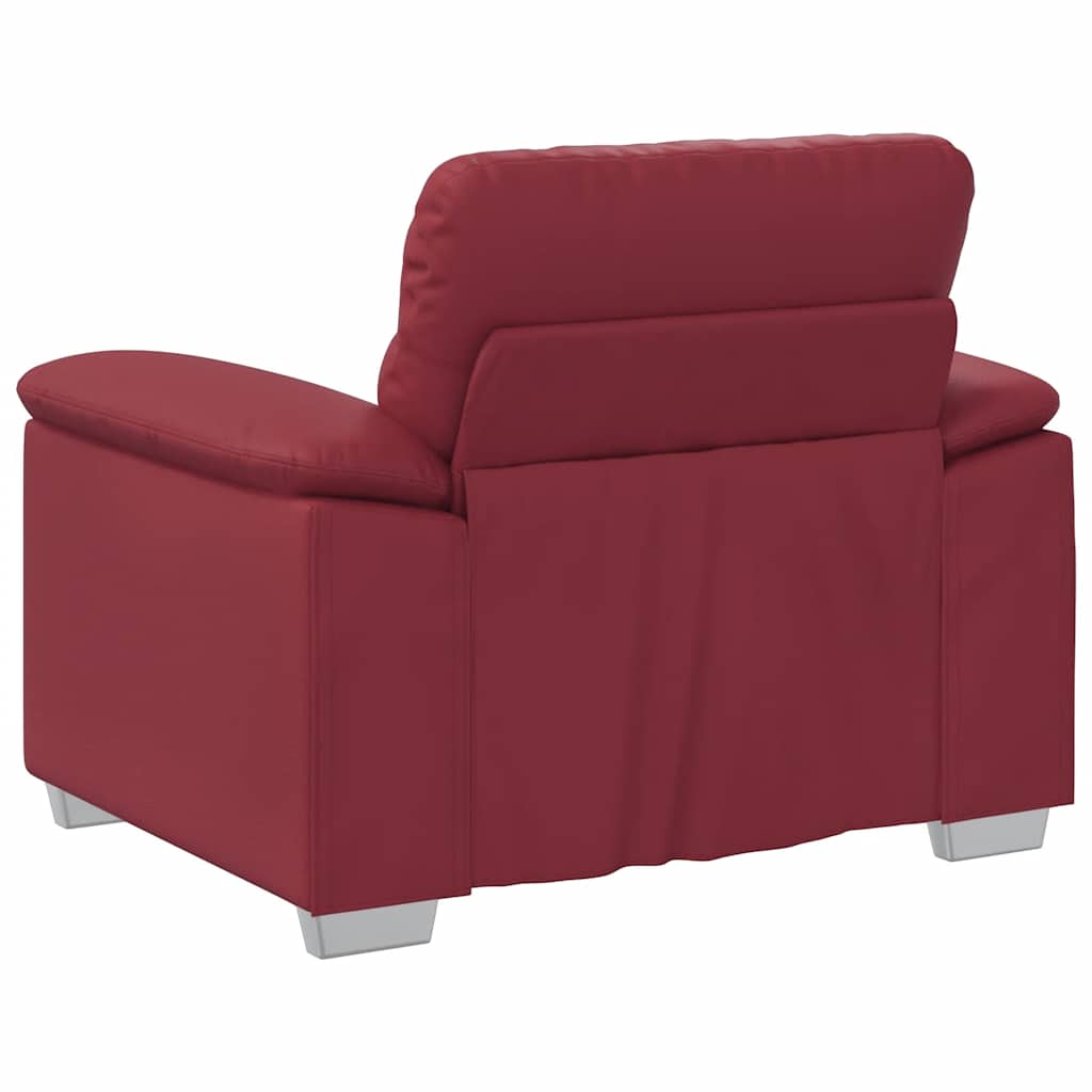 Sofa fotelja vino crvena 100x81x84 cm umjetna koža