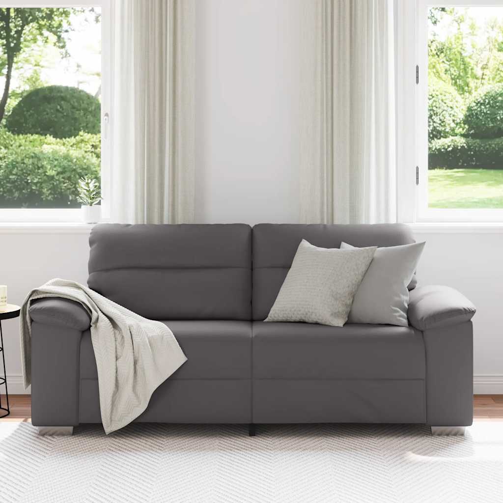 Dvosjed Sofa Siva 180x81x84 cm Implicitna koža