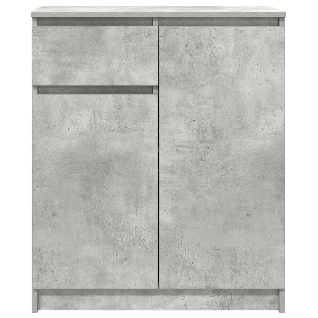 Komoda s ladicama beton siva 71x35x84 cm konstruirano drvo