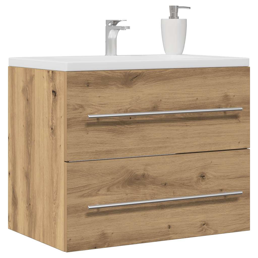 Ormarić za umivaonik u kupaonici Artisan hrast 60x38,5x48 cm Konstruirano drvo