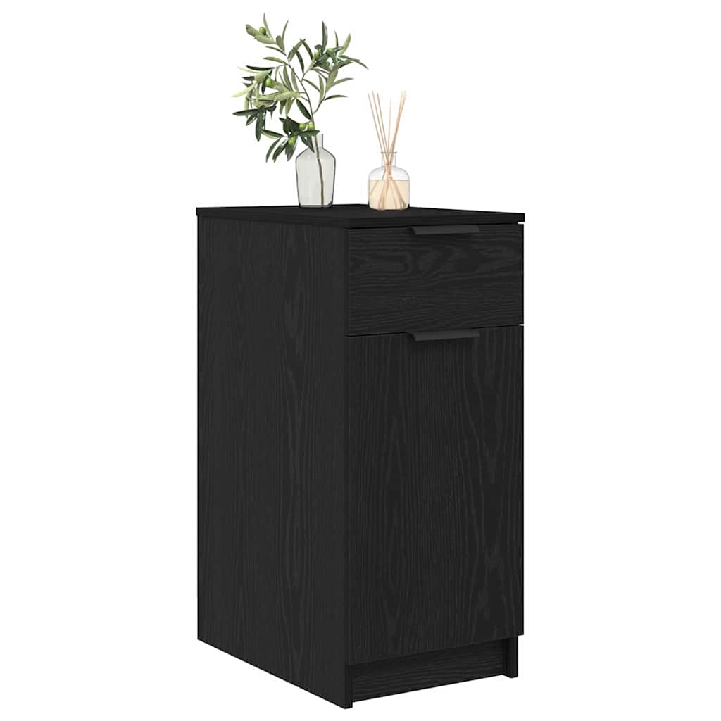 Uredski ormar Crni hrast 33 x 50 x 75 cm Konstruirano drvo