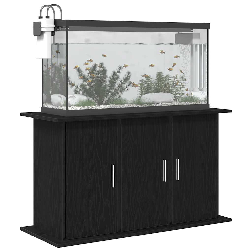 Stalak za akvarij crni hrast 101x41x58 cm Konstruirano drvo