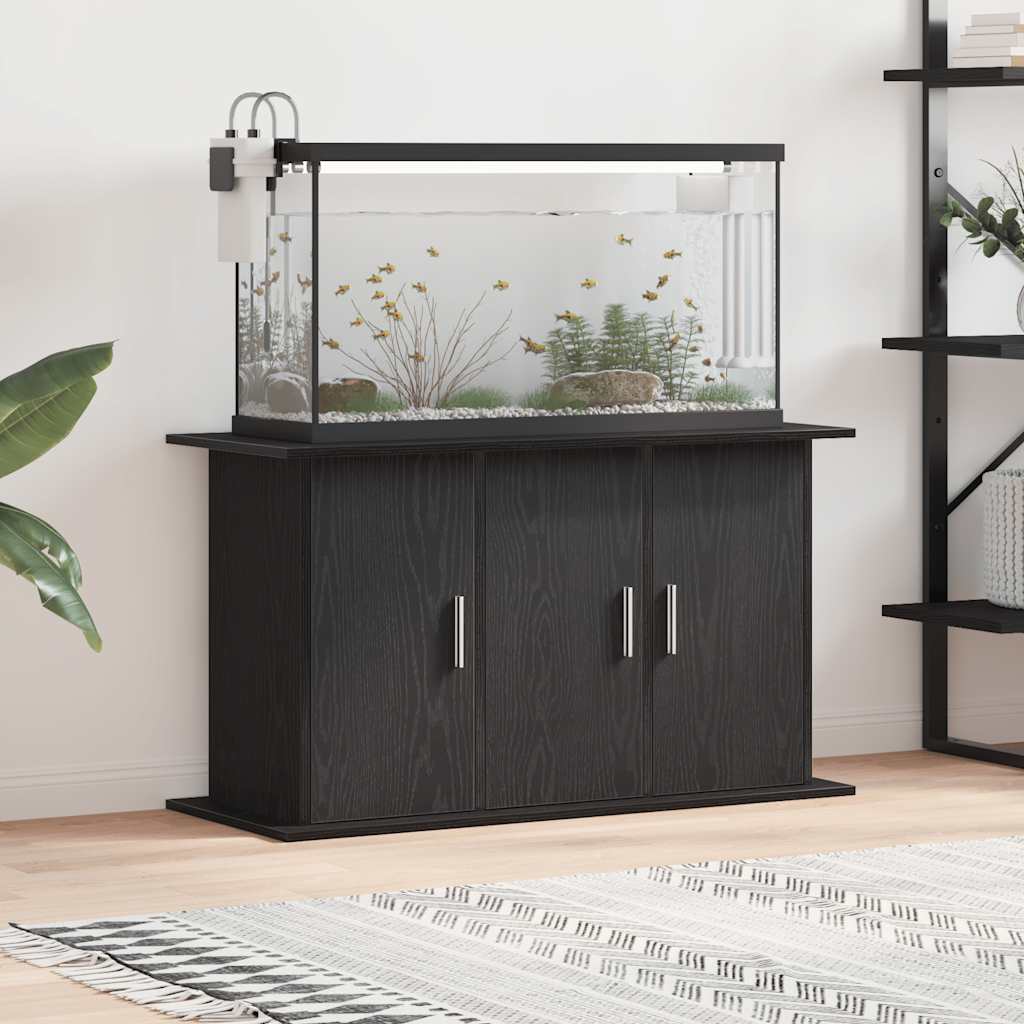 Stalak za akvarij crni hrast 101x41x58 cm Konstruirano drvo