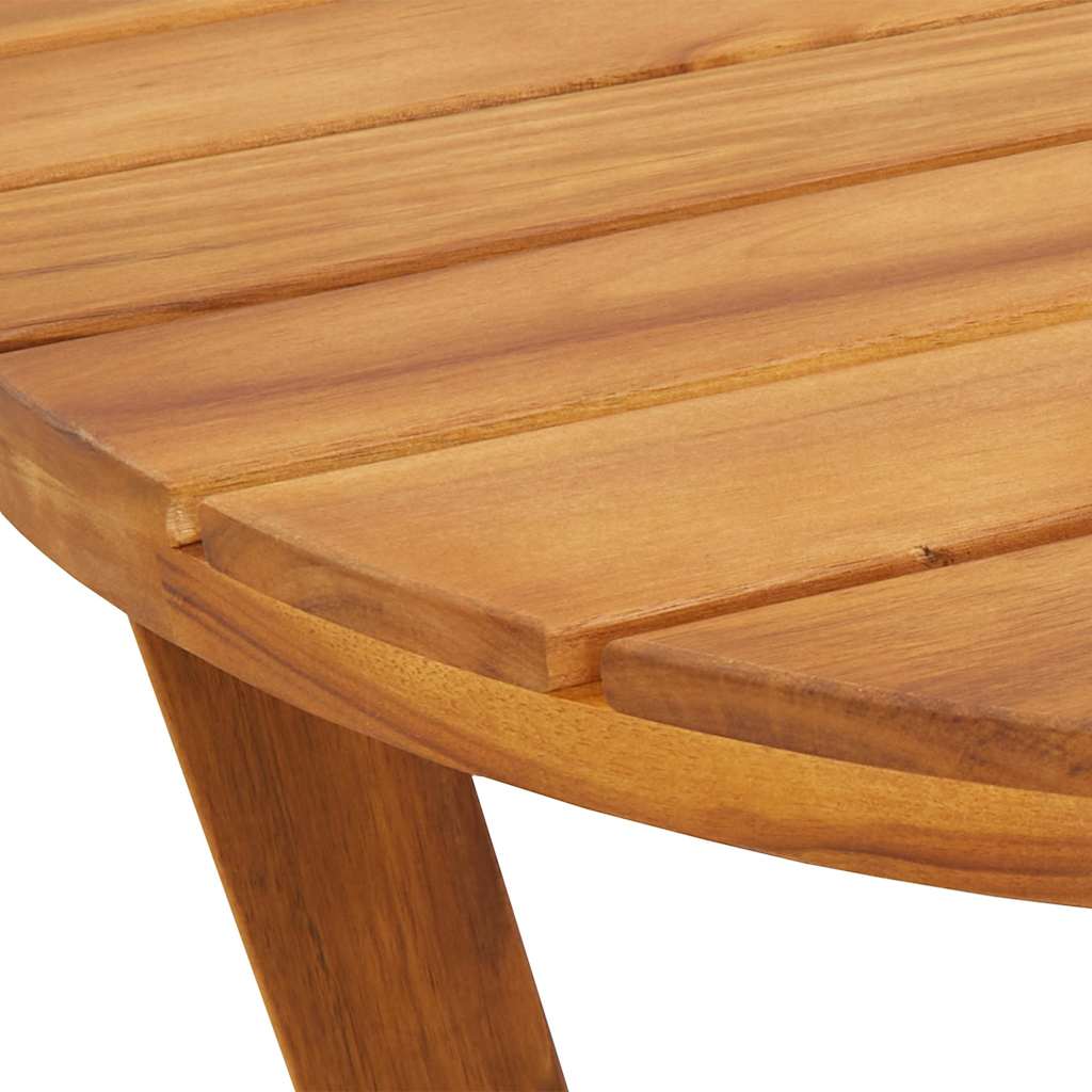 Okrugli vrtni blagovaonski stol Ø110x75 cm Masivno drvo akacije