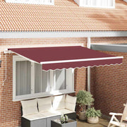 Zamjensko platno za tendu Burgundska crvena 3 x 2 m Poliester