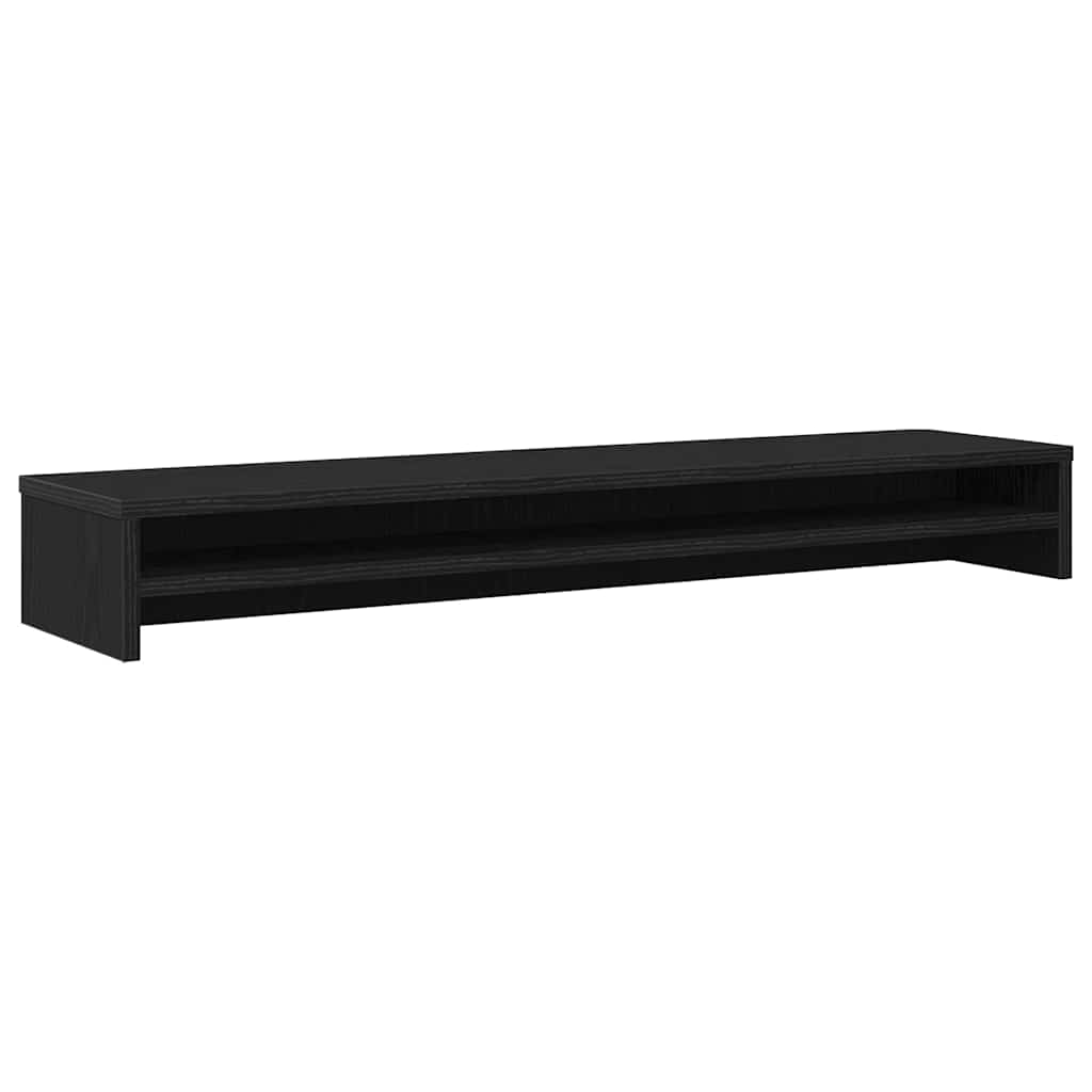 Stalak za monitor Crni hrast 100x24x13 cm Konstruirano drvo