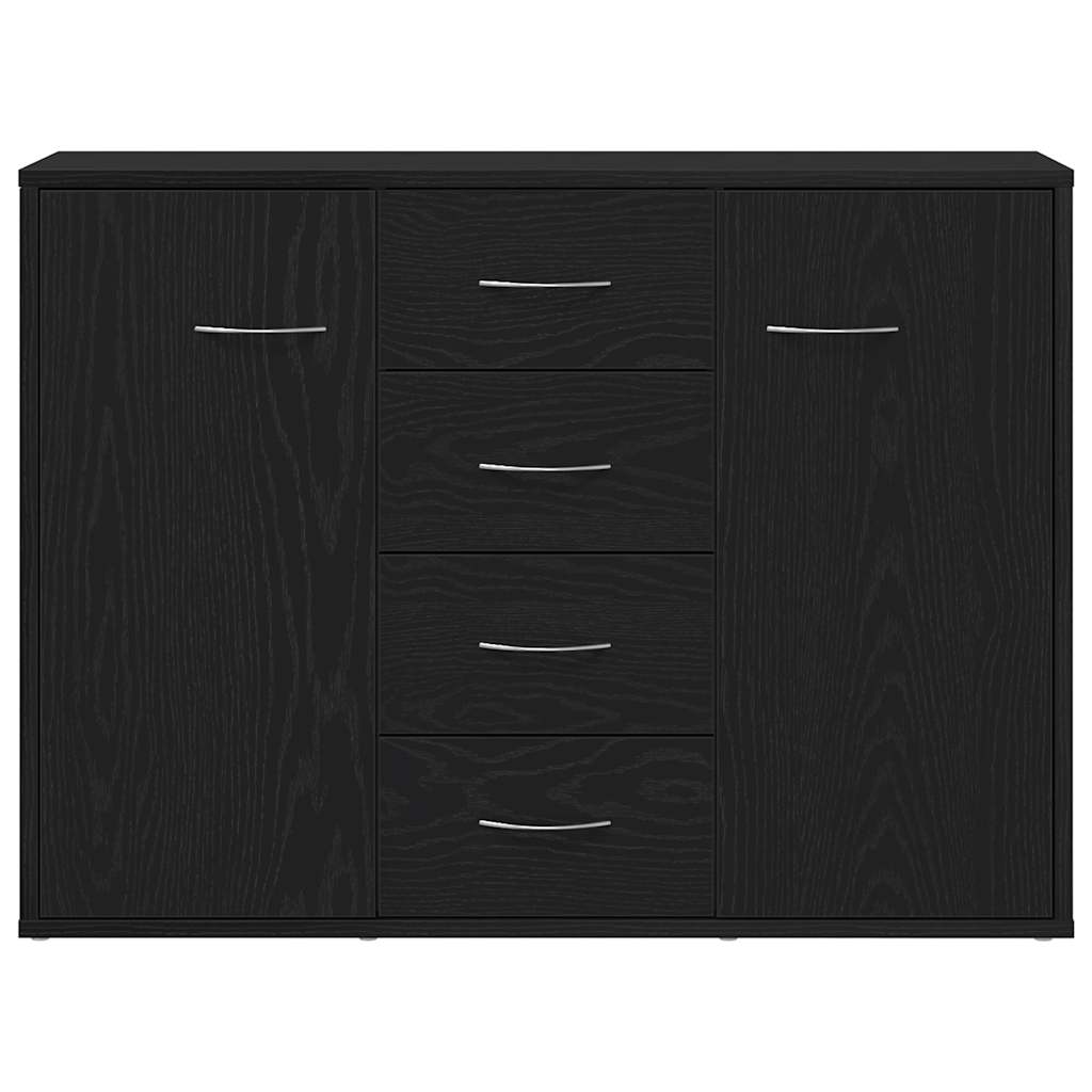 Komoda crni hrast 88x30x64 cm Inženirsko drvo
