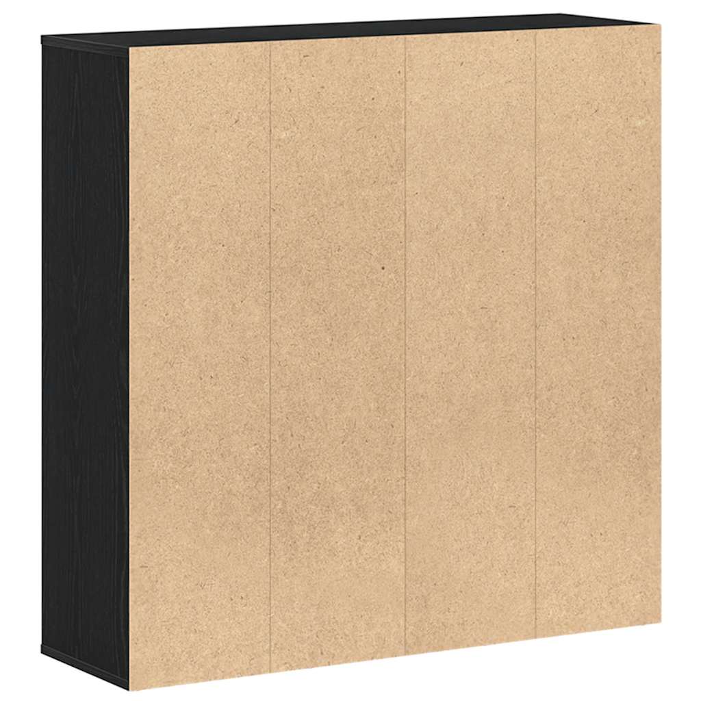 Ormar za knjige crni hrast 98x29x97,5 cm inženjerski drvo