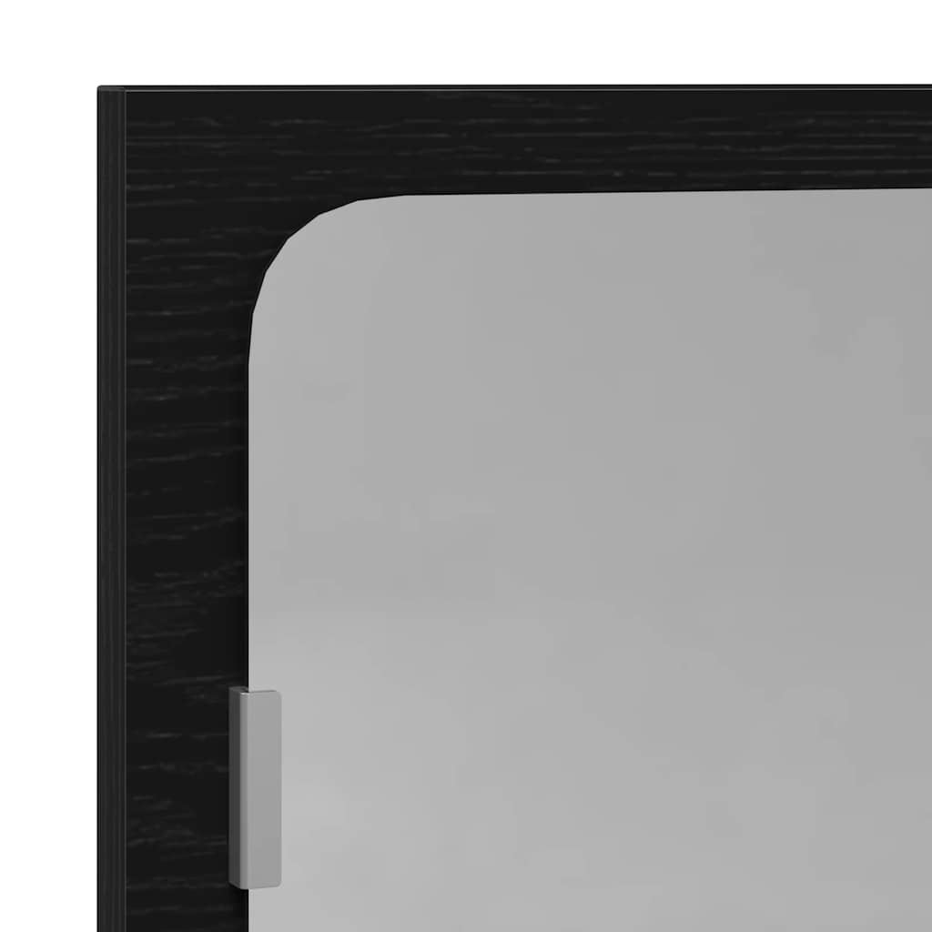 Kupaonsko ogledalo crni hrast 40x10,5x37 cm Inženirsko drvo