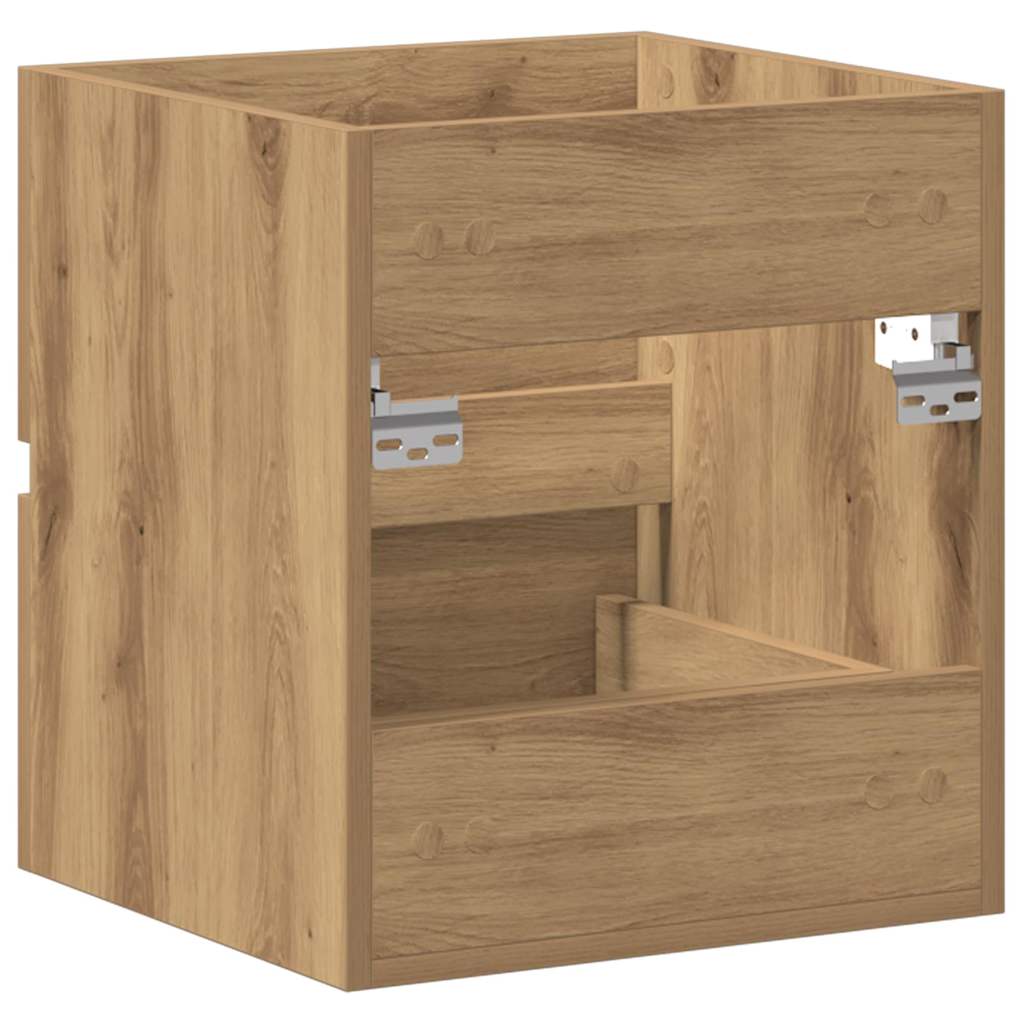 Ormarić za umivaonik u kupaonici Artisan hrast 41x38,5x45 cm Konstruirano drvo